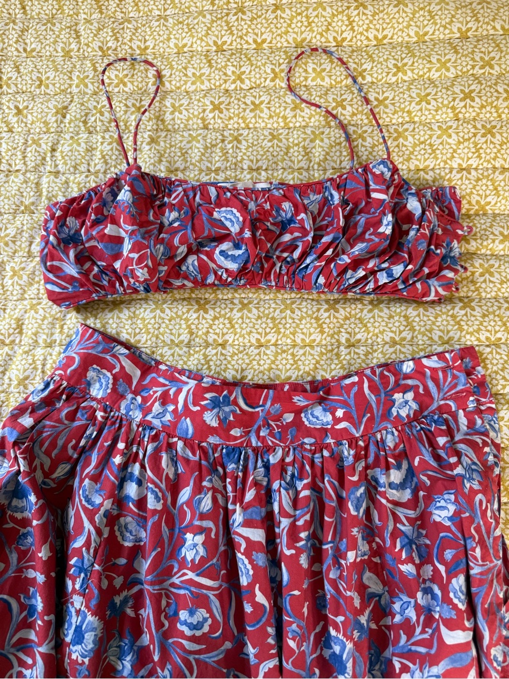 Doen bralette top liberty print  - Women